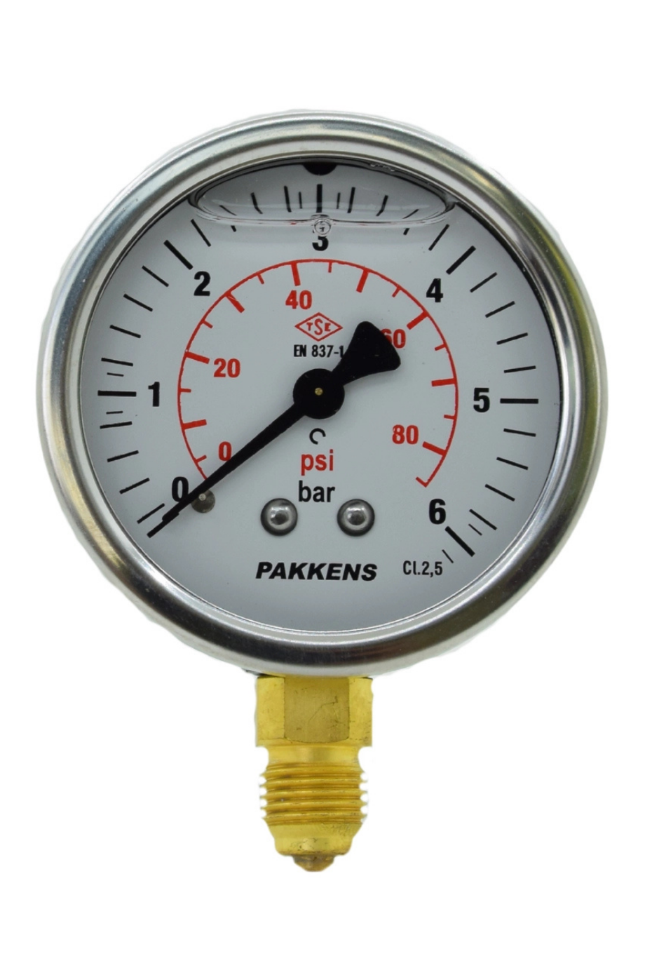 PAKKENS MANOMETRE Q63 GLS.1 -... 600 Bar Alt.Ç.