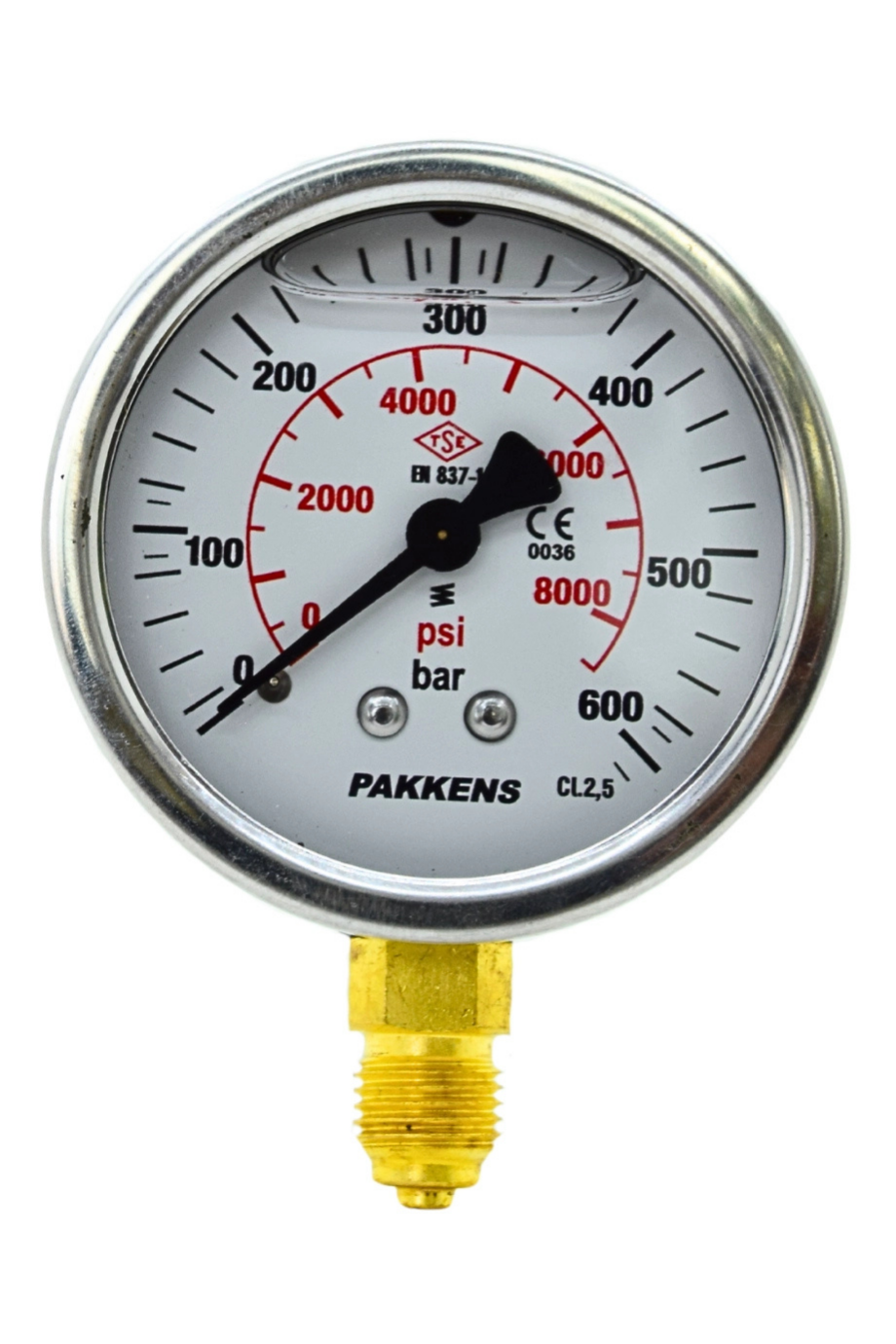 PAKKENS MANOMETRE Q63 GLS.1 -... 600 Bar Alt.Ç.