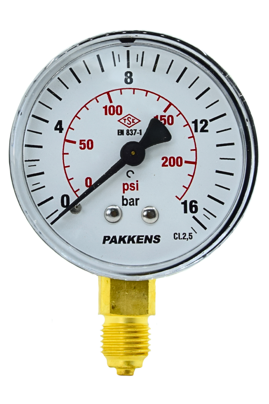 PAKKENS MANOMETRE Q63 GLS.16 Bar Alt.Ç.
