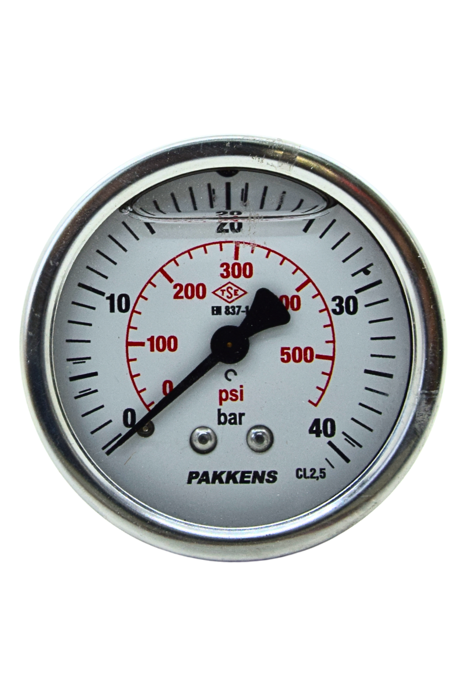 PAKKENS MANOMETRE Q63 GLS.40 Bar ARK.Ç.