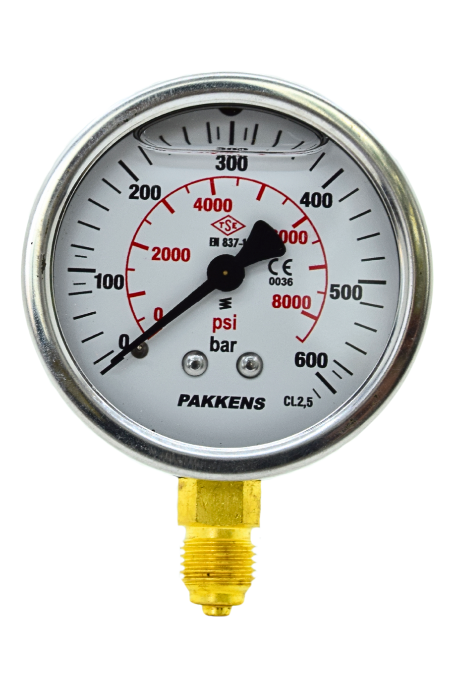 PAKKENS MANOMETRE Q63 GLS.600 Bar Alt.Ç.