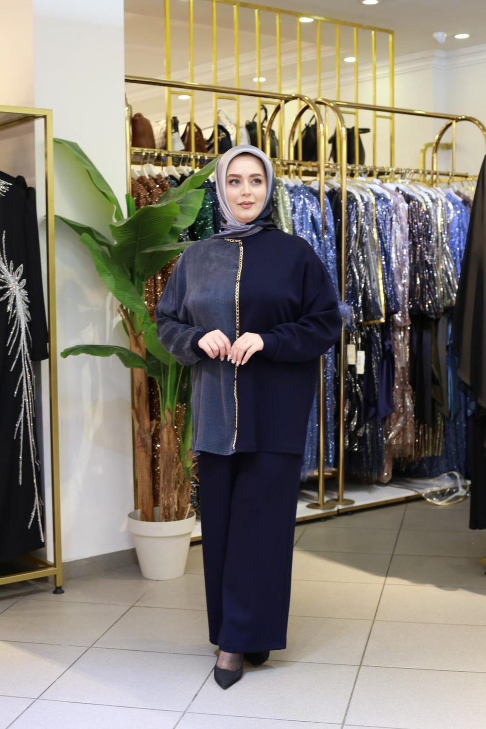 OYSHO PANTOLONLU TAKIM 1100 KOD