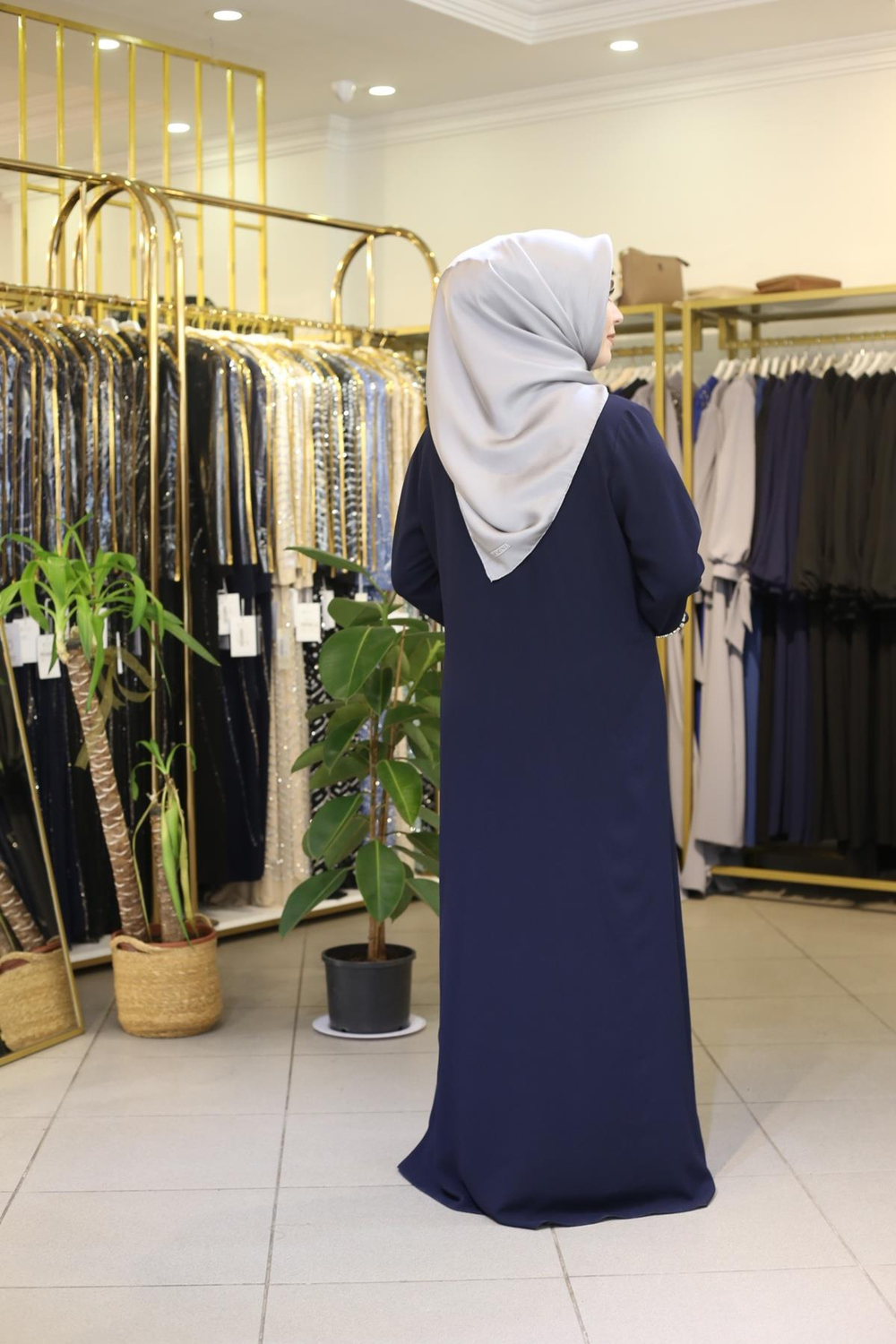 KOLLARI KRİSTAL TAŞLI ABAYA TAKIM 2003 KOD