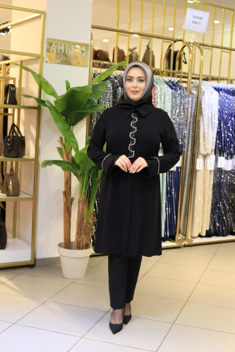 2111 CODE TAŞ DÉTAILLÉ TUNIQUE