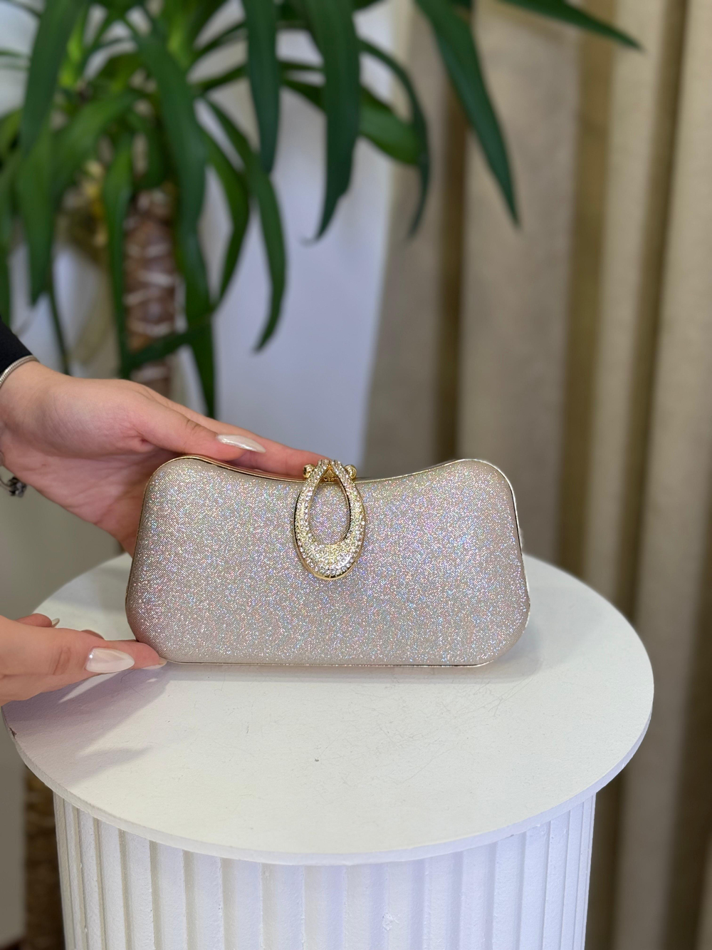 267 CODE AHLEM EVENING EVENING PORTFOLIO BAG WITH STONES