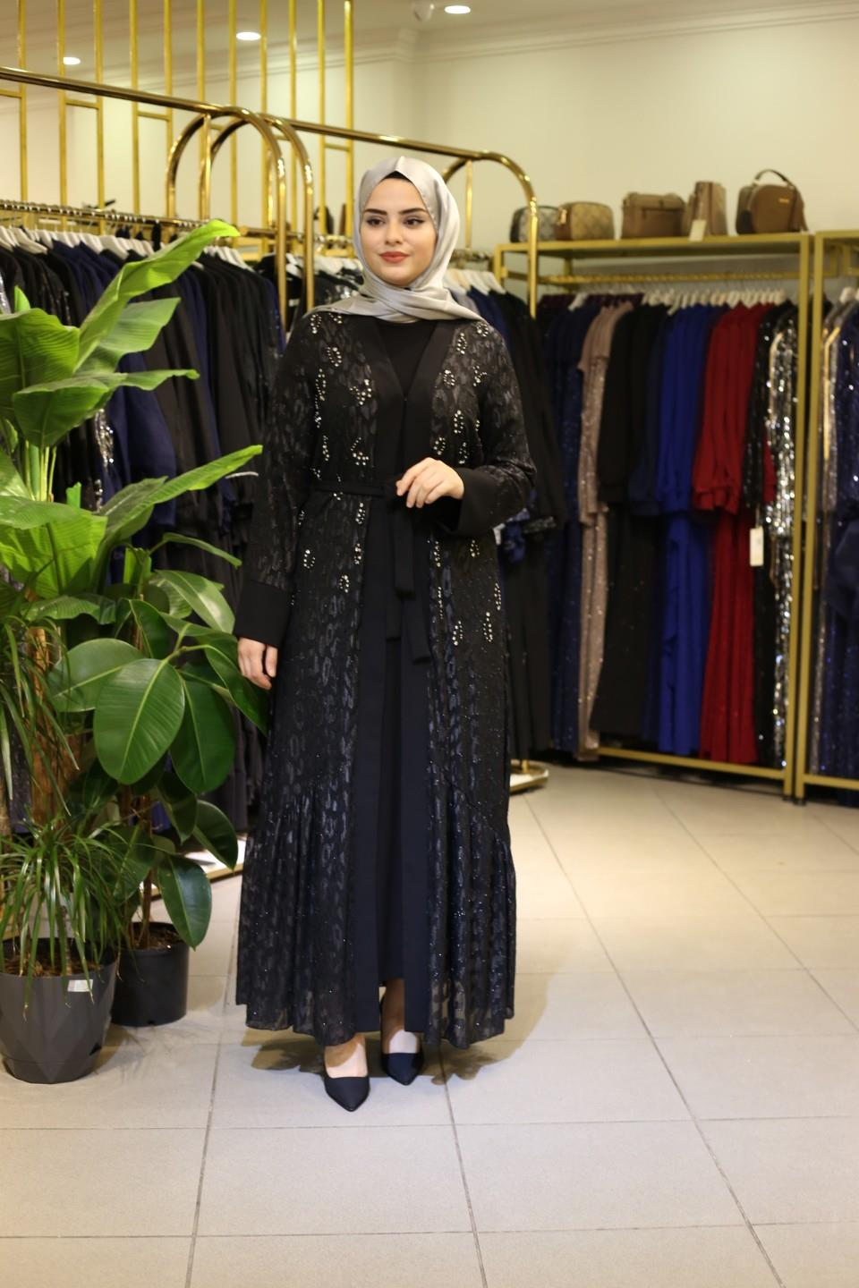 416 KOD ABAYA SİYAH