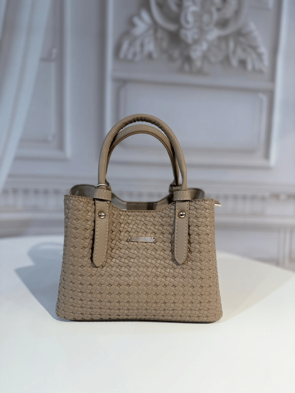 416 CODE ARMİNE DAMEN STRICK-HANDTASCHE