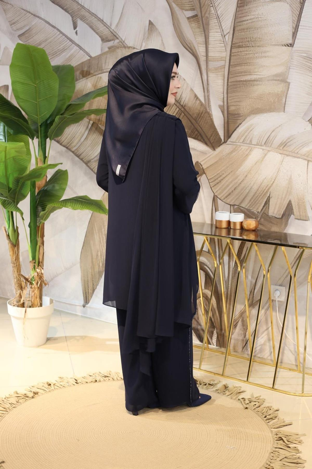 5078 CODE CHIFFON PANTS SUIT