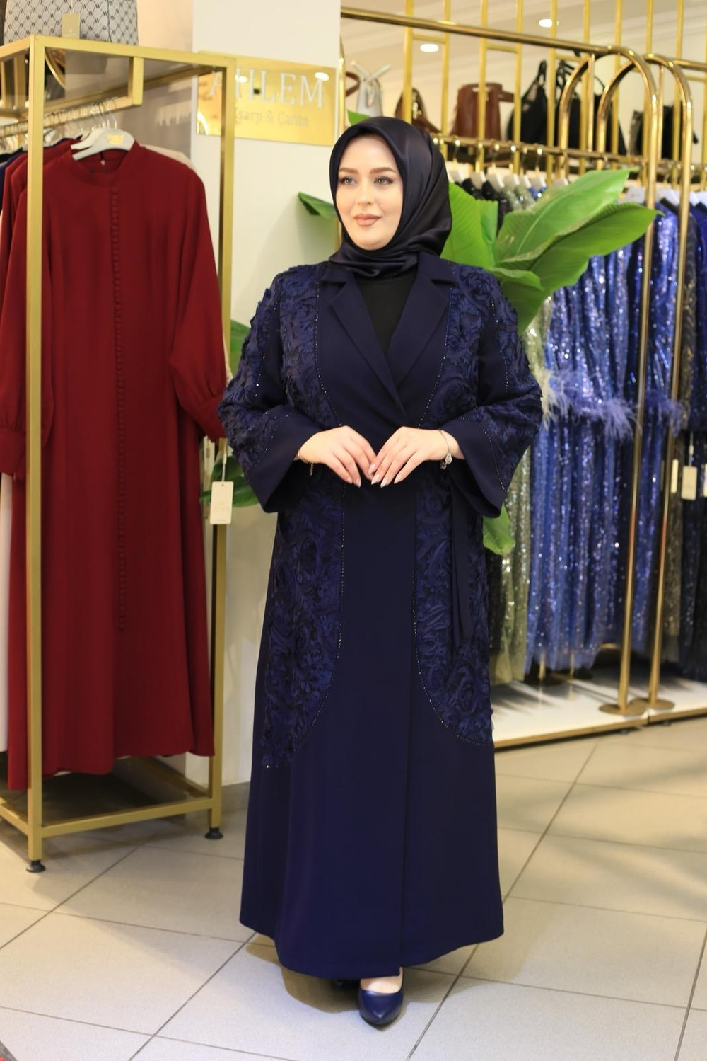 5514 عباية بياقة جاكيت كود 5514 جاكيت جوبير