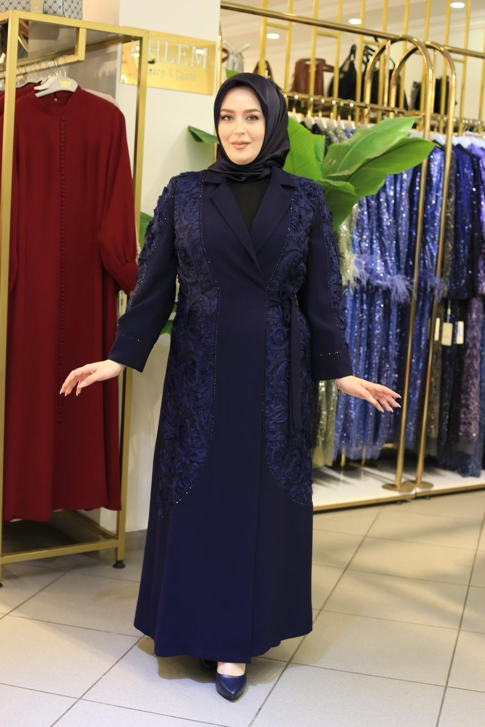 5514 عباية بياقة جاكيت كود 5514 جاكيت جوبير