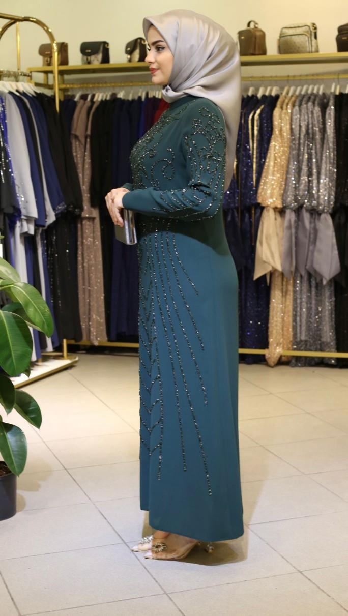 5525 KOD TAŞLI ELBISE