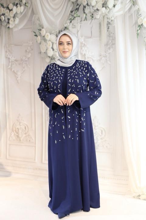 555 بدلة عباية مفصلة بالحجر كود 555