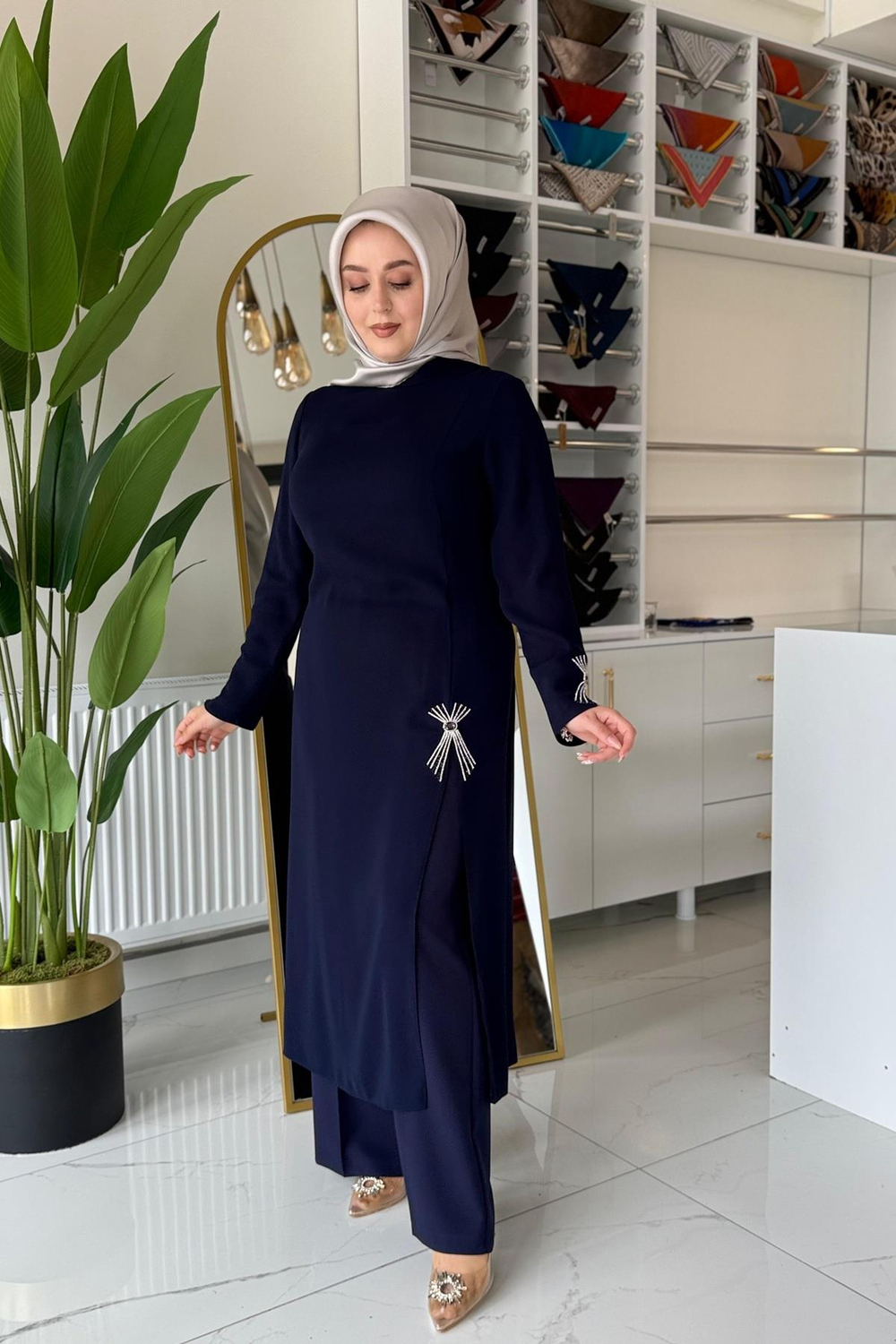 7003 KOD PAPATYA PANTOLONLU TAKIM
