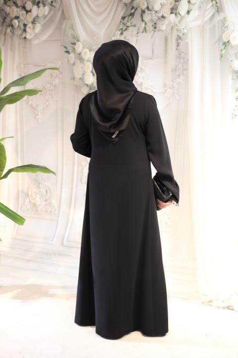 7111 CODE STONE DETAILED ABAYA SUIT