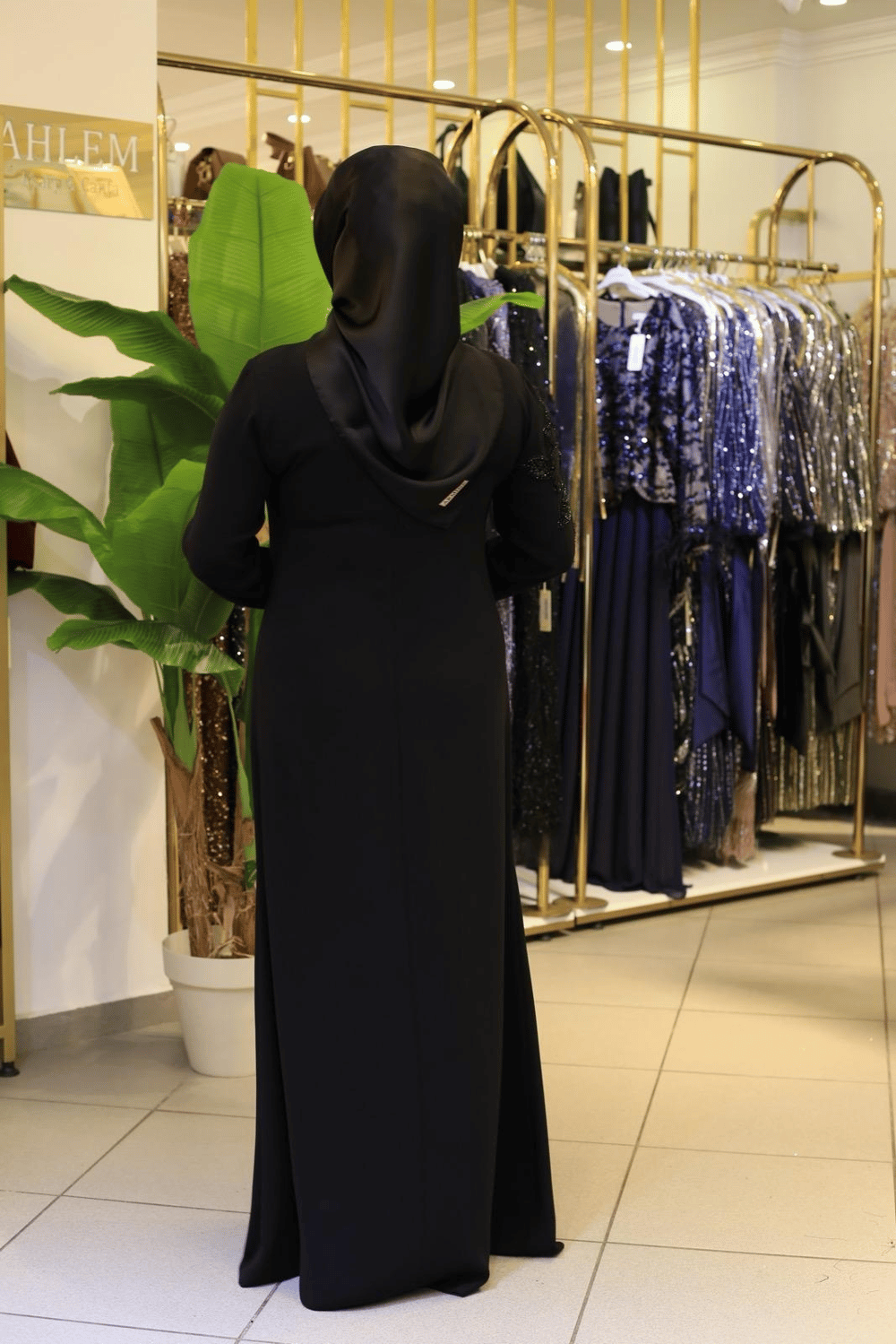 7230 CODE RELIEF BLUMENKLEID