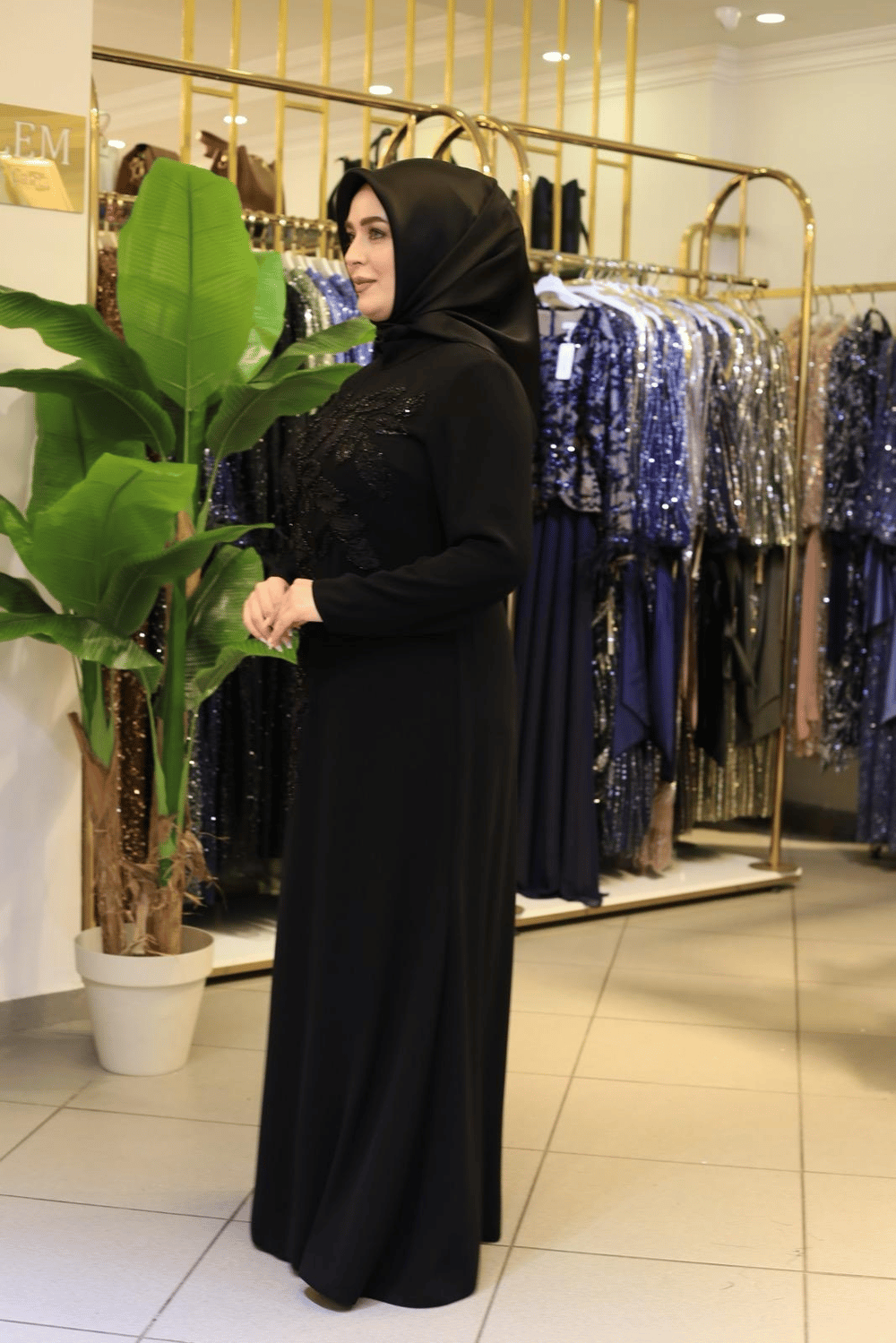 7230 CODE RELIEF BLUMENKLEID