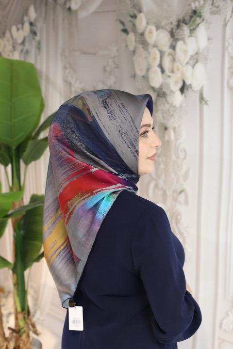 8987701/321 CODE DE LENTREPRISE DESENLİ AKER SAF İPEK EŞARP