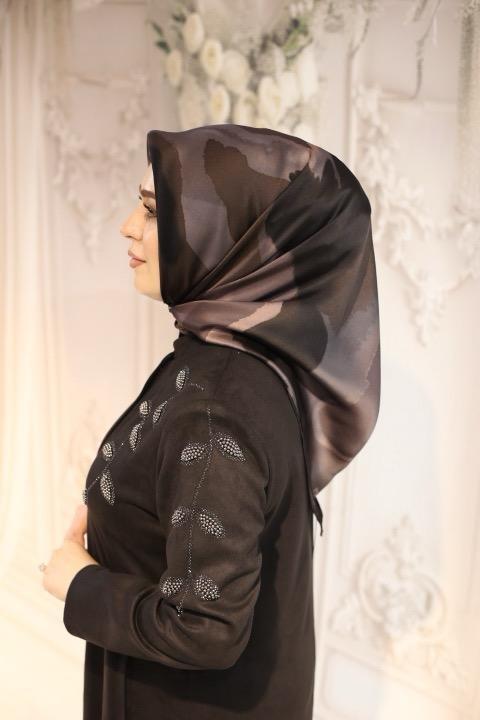 9072701/313 КОД AKER RENKLİ SAF İPEK EŞARP