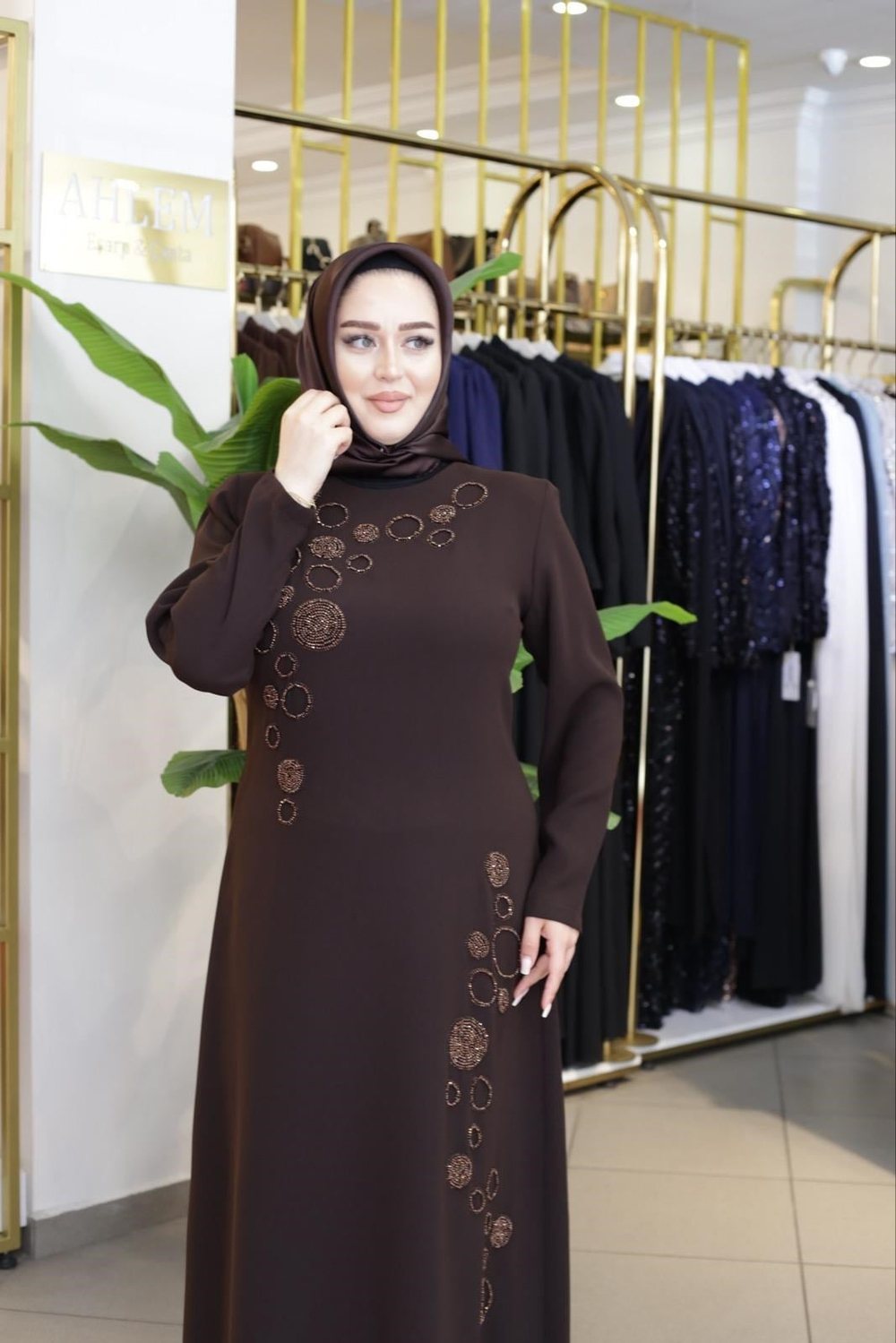 ASU TAŞLI ELBİSE T1299 KOD