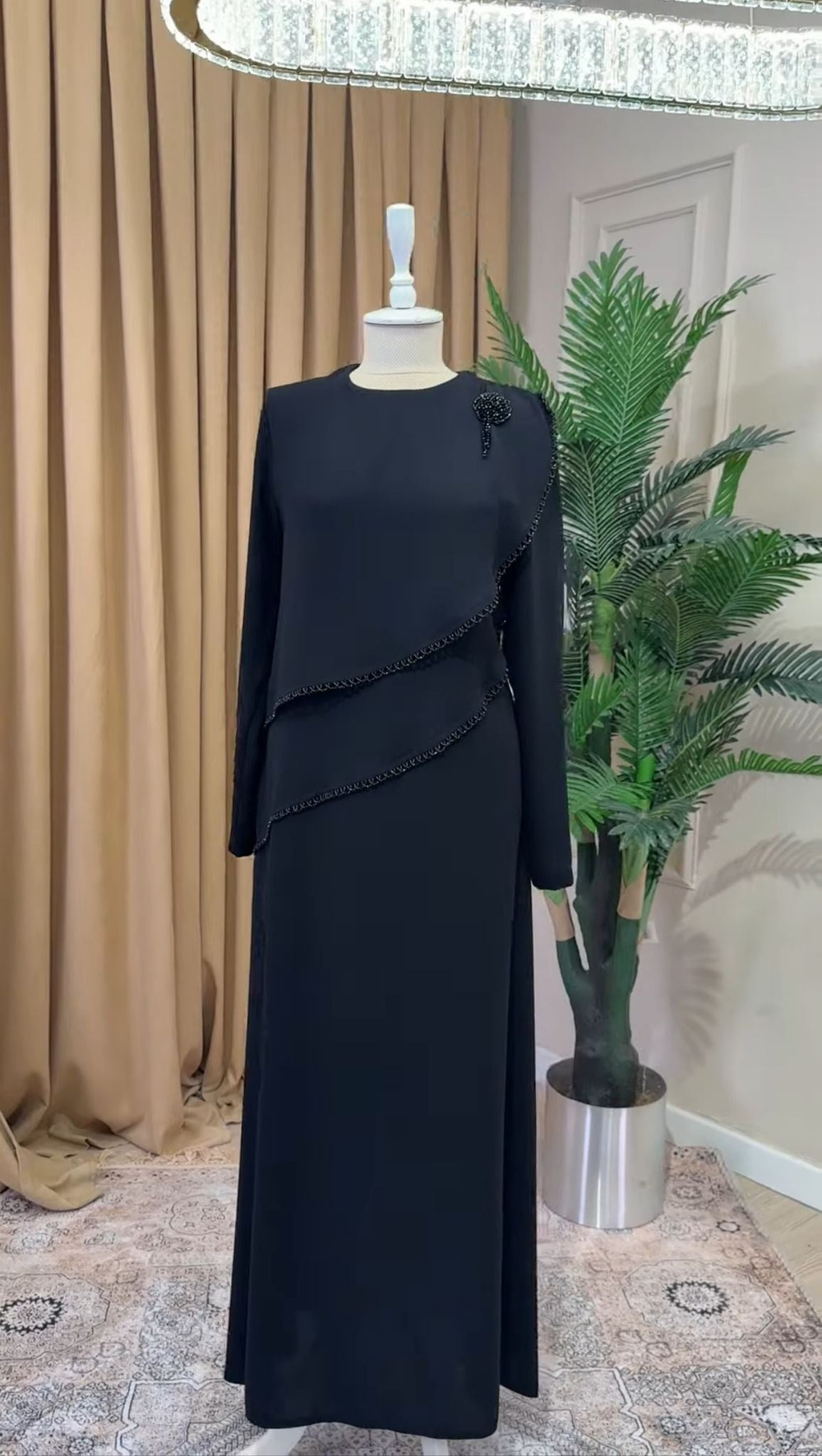 BRONŞLU KALEM ELBİSE 4254 KOD