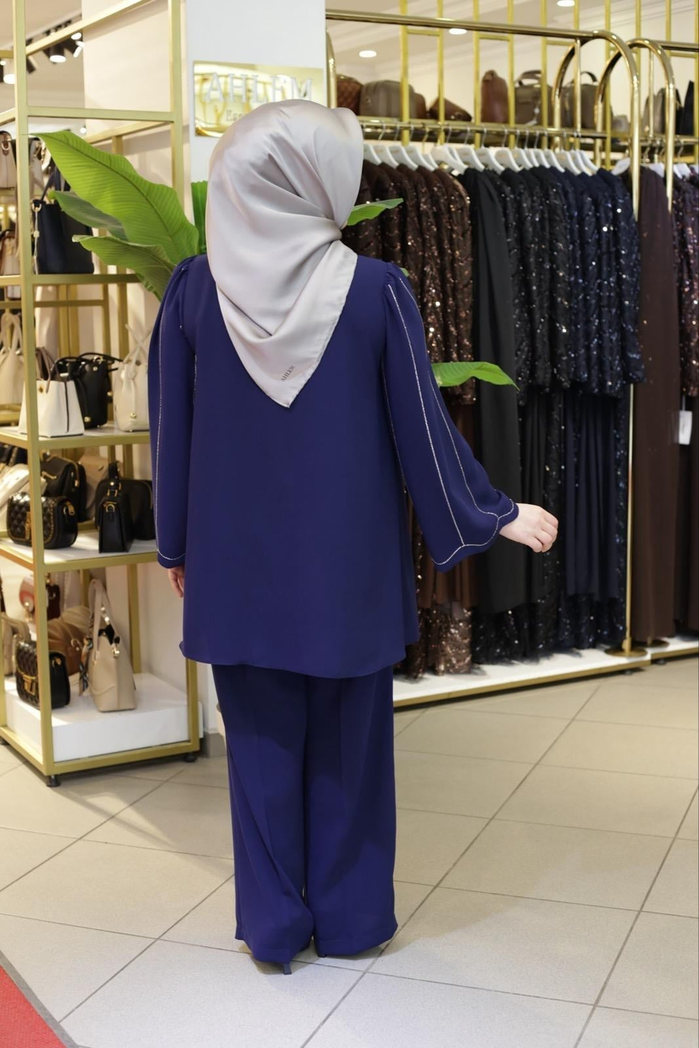 TAŞ BASKILI PANTOLON TAKIM 2650 KOD