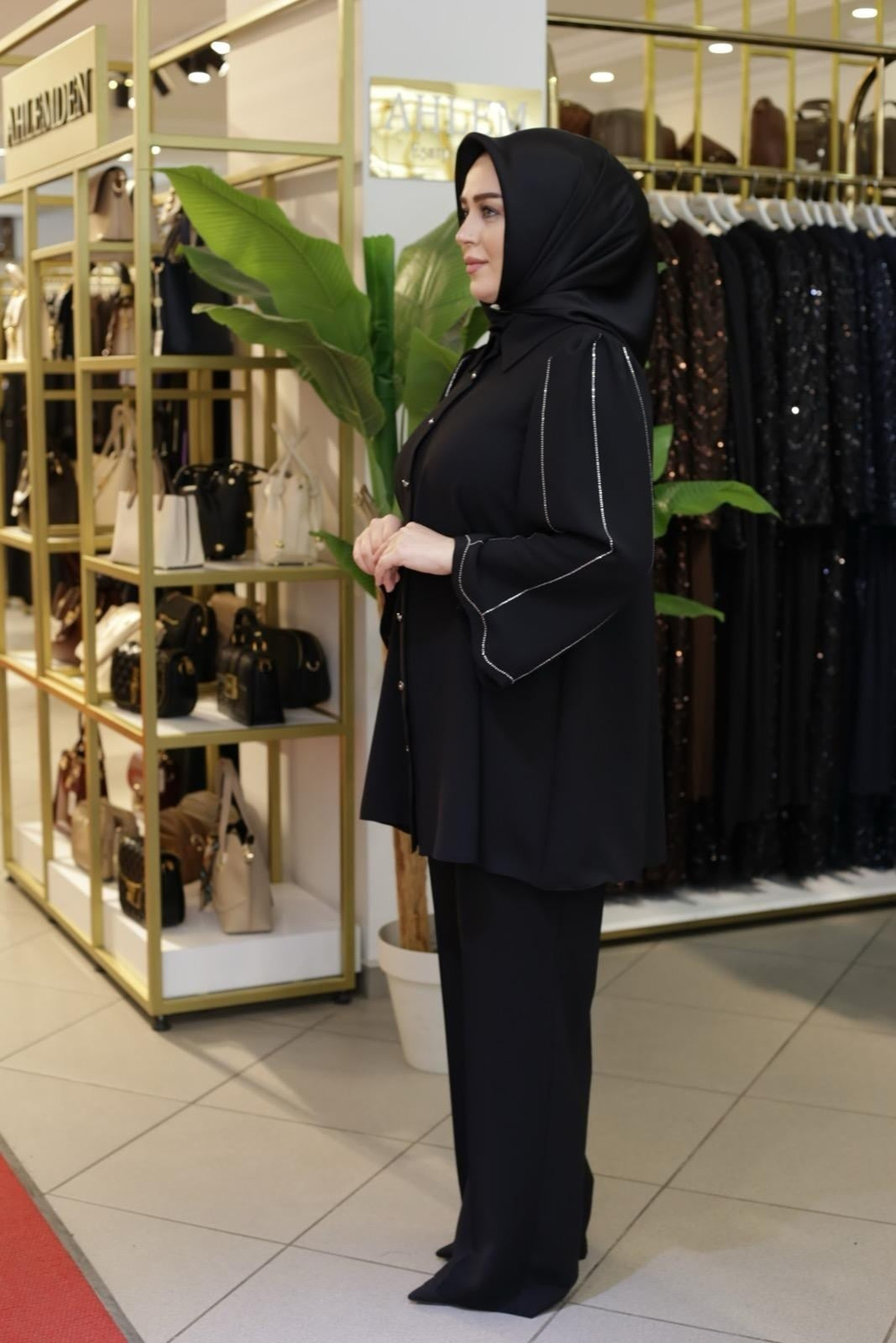 TAŞ BASKILI PANTOLON TAKIM 2650 KOD