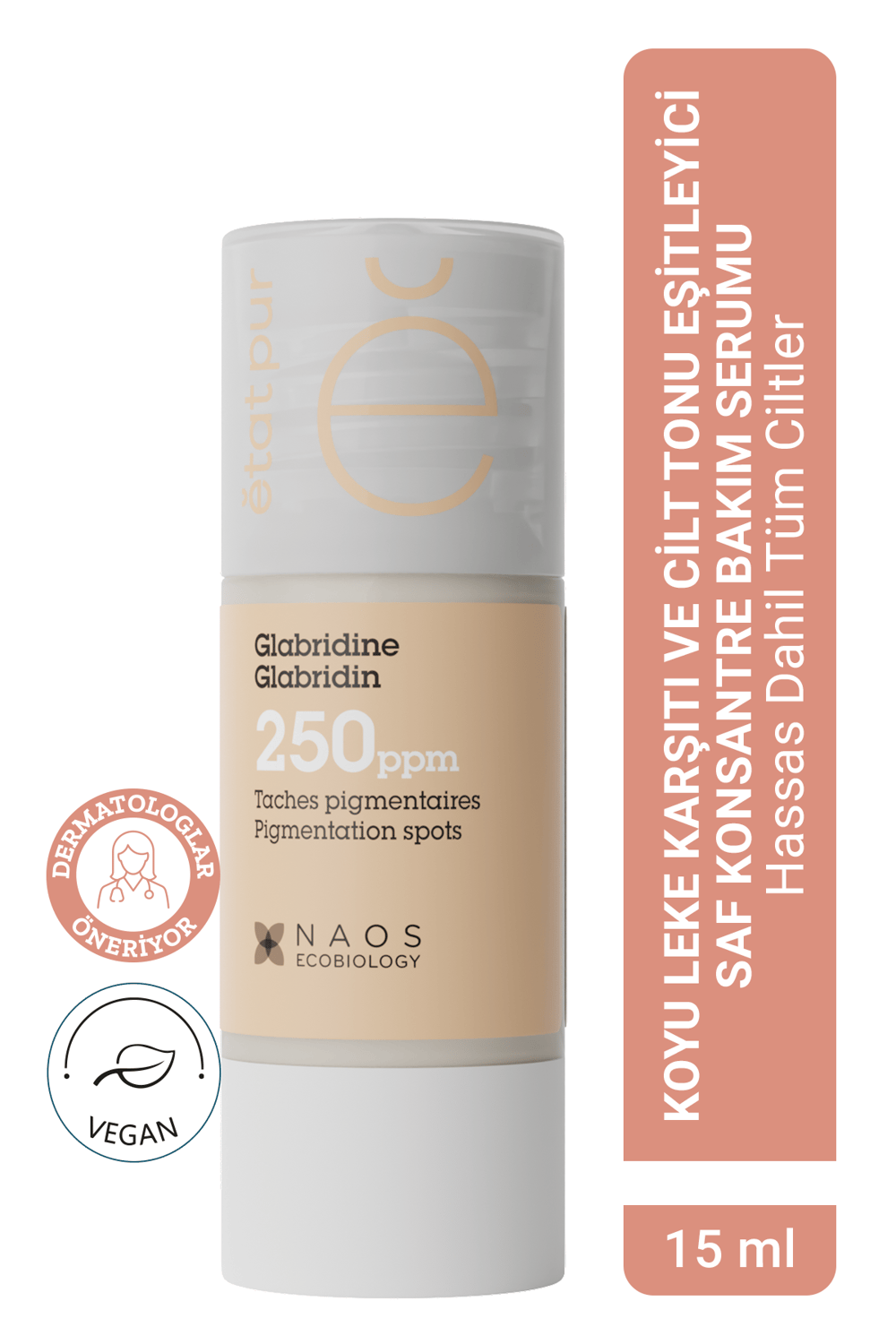 Pure Active Glabridine Leke Karşıtı Aydınlatıcı Saf Konsantre Bakım Serumu 15 ml