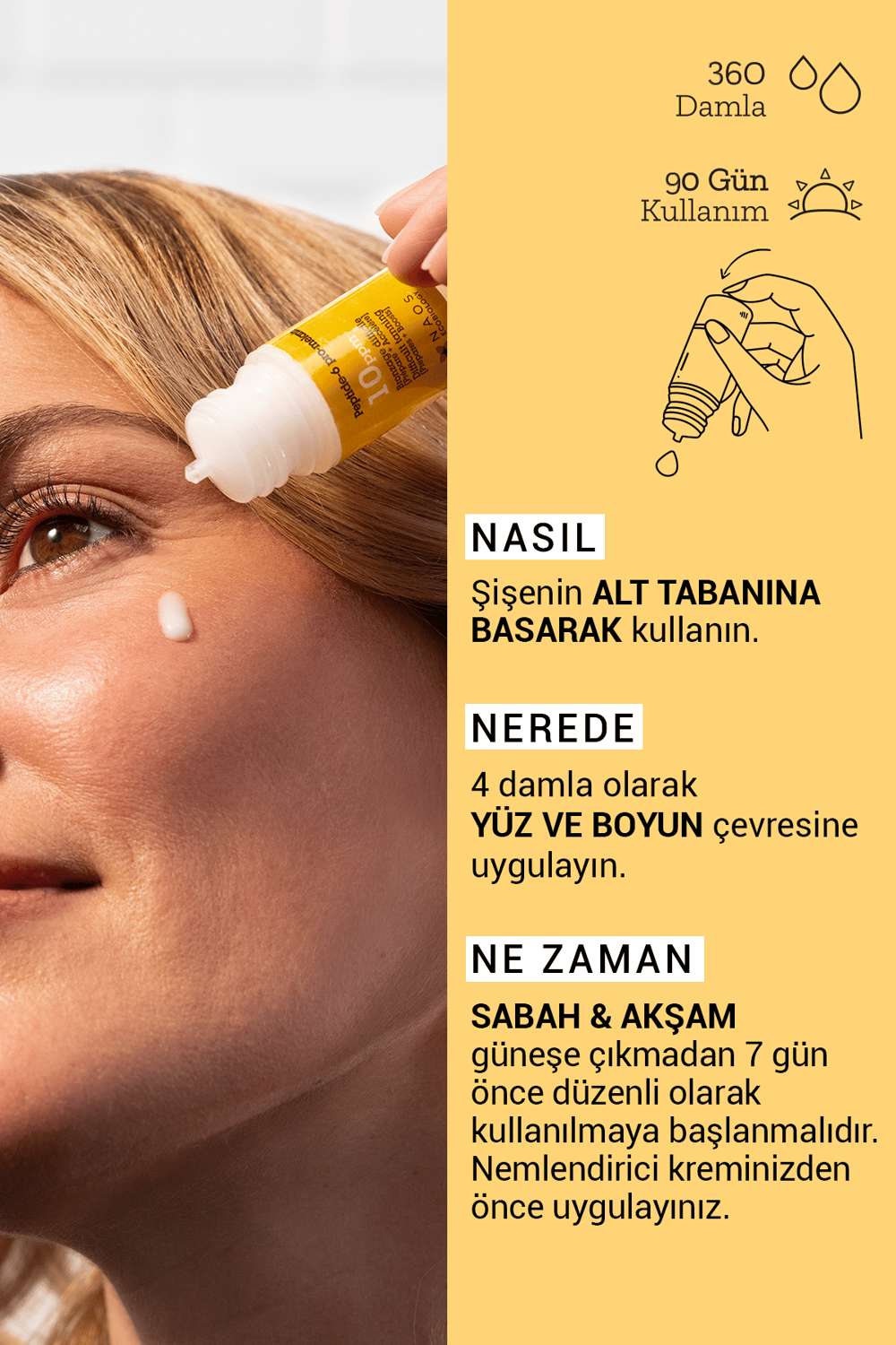 Pure Active Peptide-6 Pro Melanin Bronzlaştırıcı Etkili Saf Konsantre Bakım Serumu 15ML