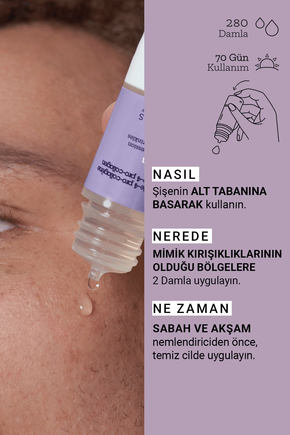 Peptit-4 Pro-Collagen %0.5 Mimik Çizgisi Karşıtı Saf Konsantre Bakım Serumu 15 ml