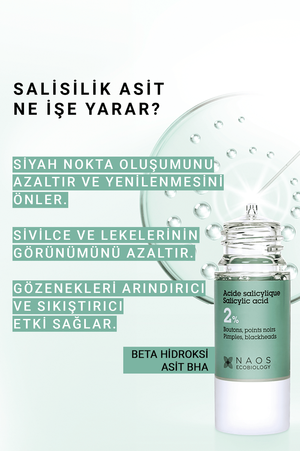 Pure Active Salisilik Asit %2 Akne Karşıtı Saf Konsantre Bakım Serumu 15 ml
