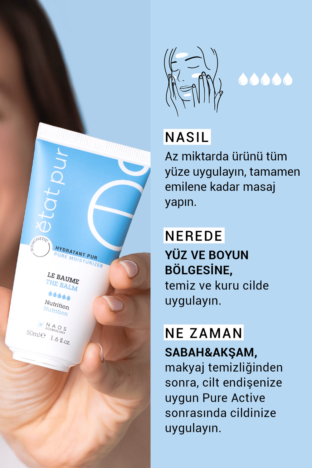 The Balm Moisturizing Çok Kuru Ciltler İçin Yoğun Nemlendirici Balm 50 ml