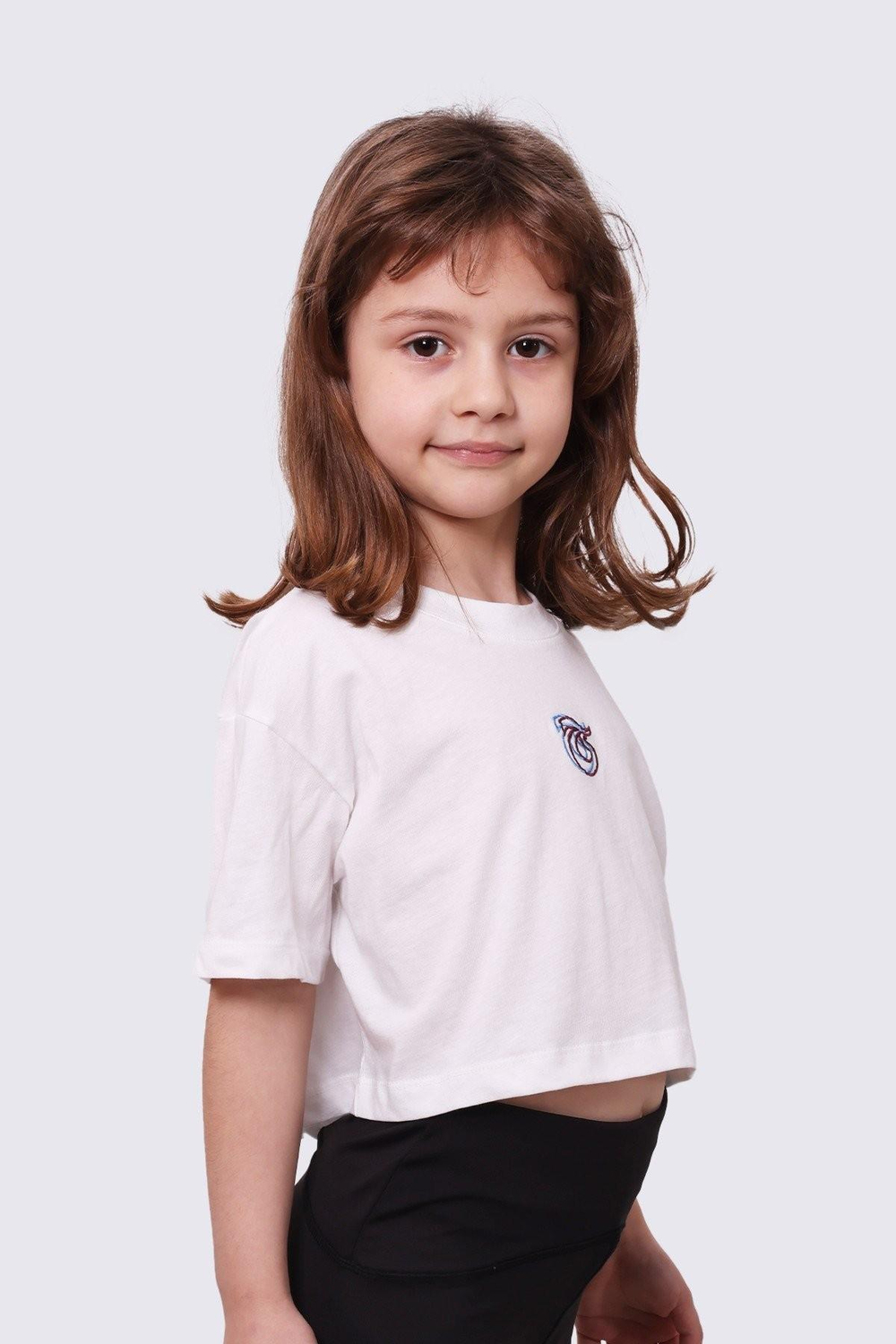 TSHİRT BİSİKLET YAKA CROP