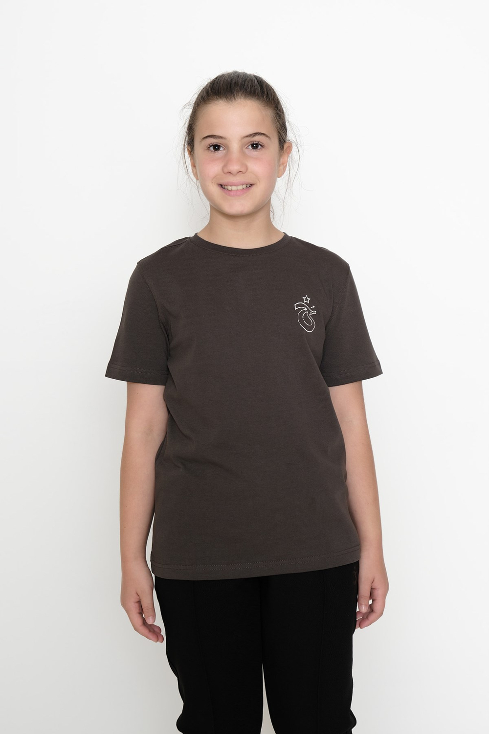 GENÇ TSHIRT SIRTI LOGO VE KRAMPON BASKILI