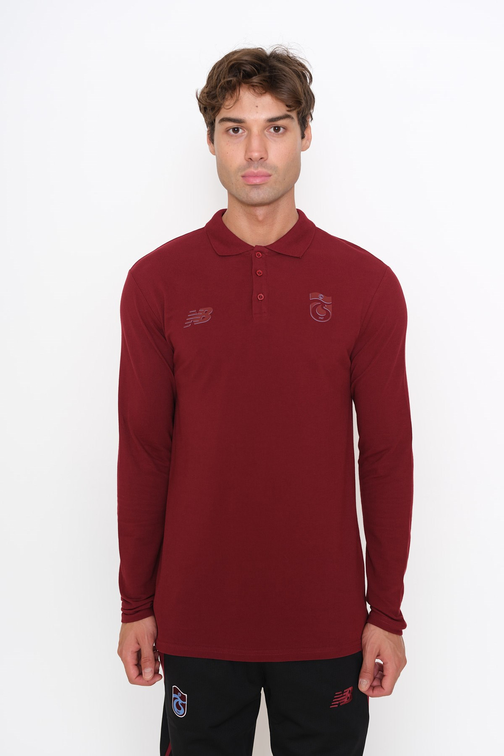 NEW BALANCE TRABZONSPOR UZUN KOL POLO KAMP  T-SHIRT
