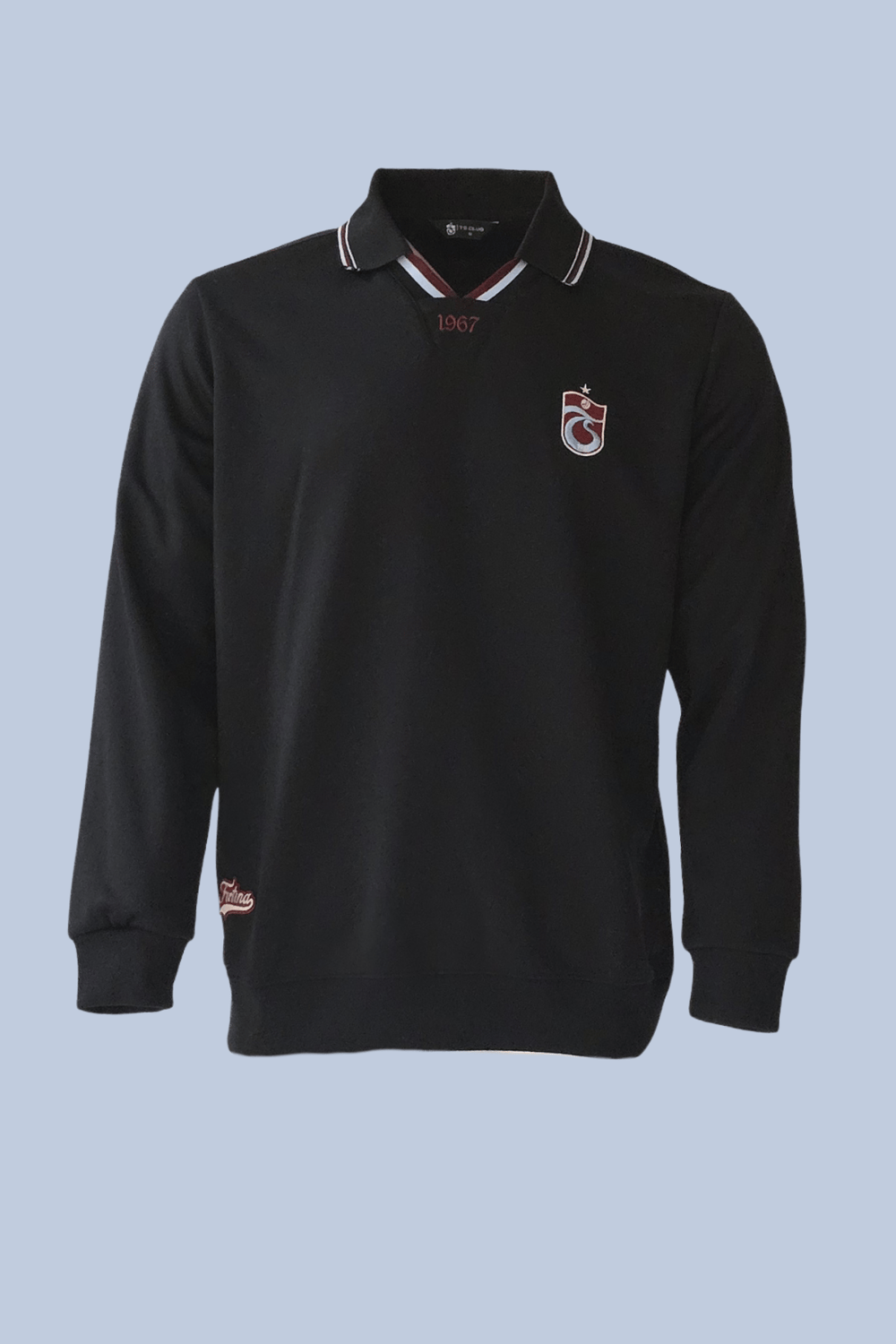 SWEAT FIRTINA PATCHLİ POLO YAKA