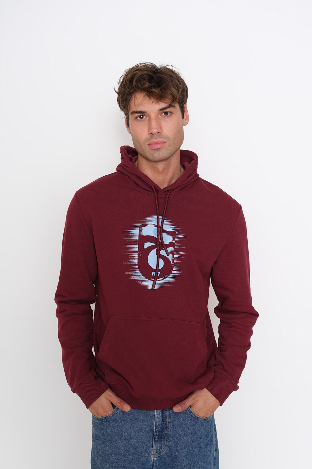 SWEAT KAPÜŞONLU  BÜYÜK LOGO BASKILI