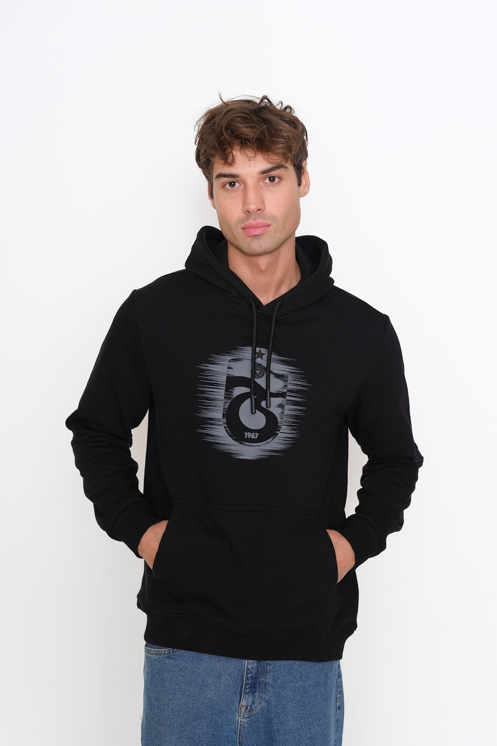 SWEAT KAPÜŞONLU  BÜYÜK LOGO BASKILI