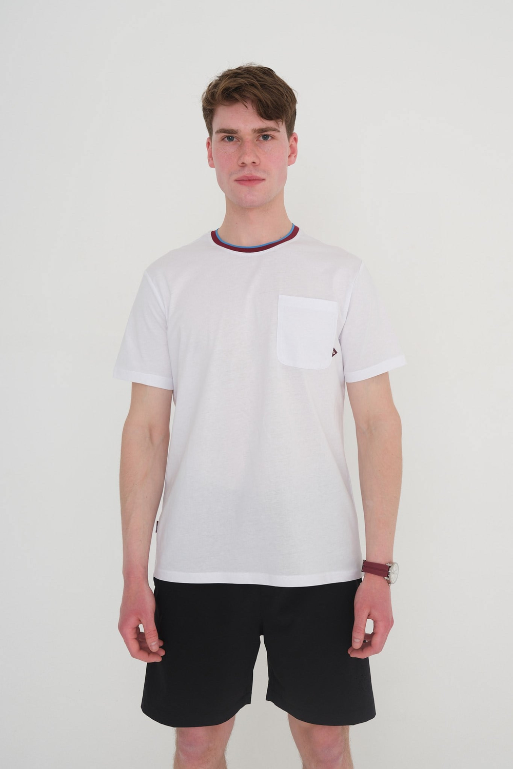 TSHIRT BİSİKLET YAKA CEPLİ