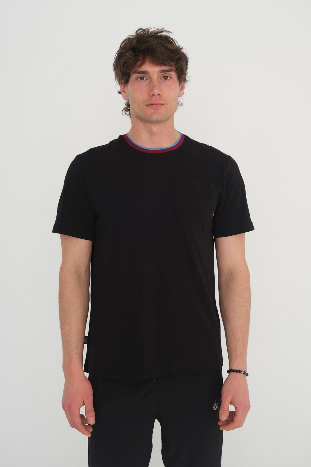 TSHIRT BİSİKLET YAKA CEPLİ