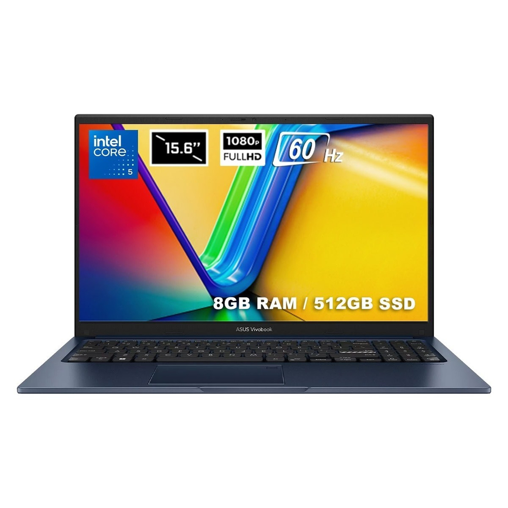 Asus Vivobook 15 X1504VA-BQ5386 Intel Core 5-120U 8gb Ddr5 512GB SSD 15.6 Inç Full Hd 60Hz Ips-Level Freedos Laptop