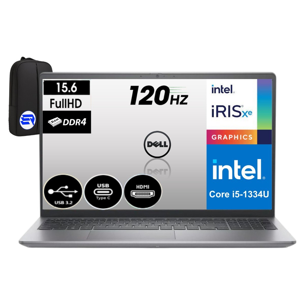 Dell Vostro I5-1334U 24GB Ram 512GB SSD Iris Xe Graphics 15.6