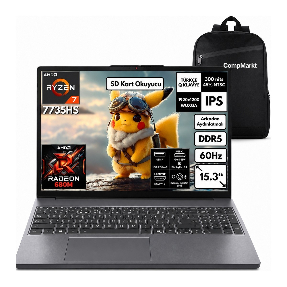 Ideapad Slim 3 Amd Ryzen 7 170 16GB 1 Tb SSD Windows 11 15.3