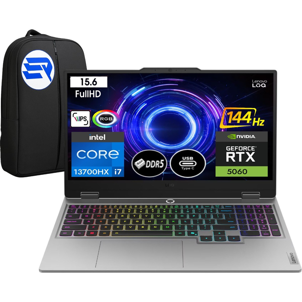 Lenovo Loq 15IRX10 83JE00LFTREP3 I7-13700HX 16 GB Ram 512 GB SSD RTX5060 15.6