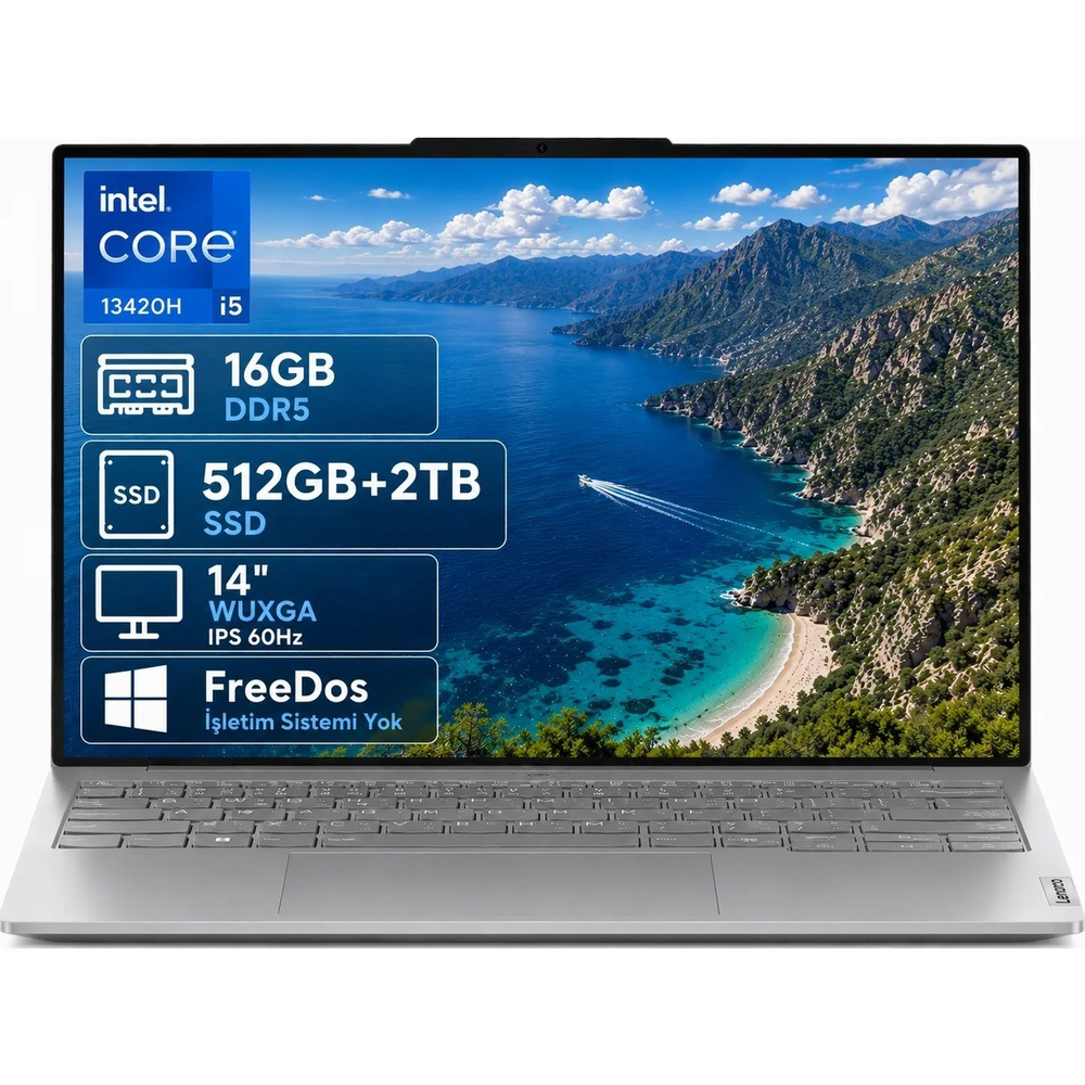 Lenovo Thinkbook 14 21SG00L8TX-02 I5-13420H 16GB Ddr5 512GB+2TB SSD Wuxga 14