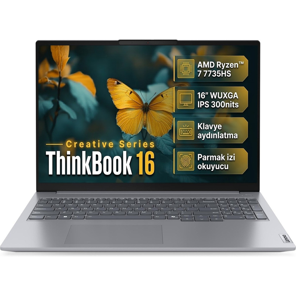 Thinkbook 16 Gen 7 Amd Ryzen 7 7735HS 16GB 512GB SSD 16
