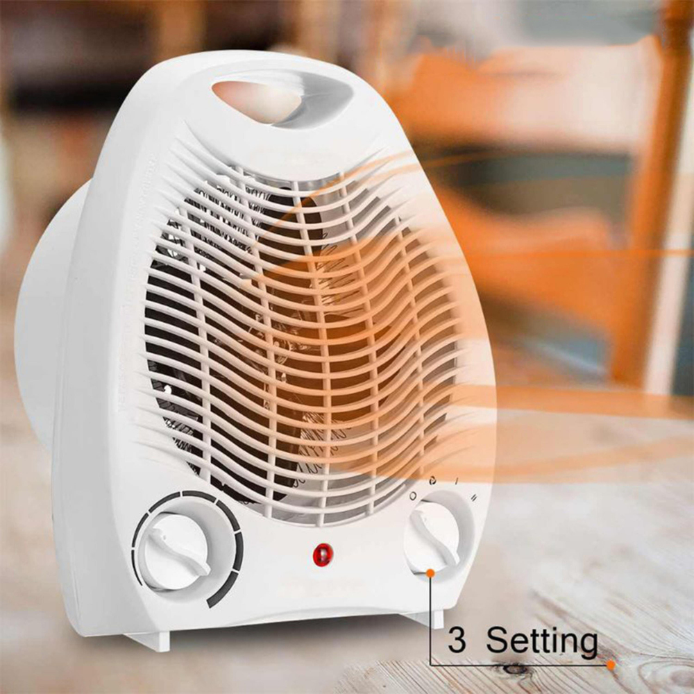 2000W Taşınabilir Mini Fanlı Elektrikli Isıtıcı 3 Kademeli Mod Rüzgar Modu Ve Sıcak Rüzgar Modu