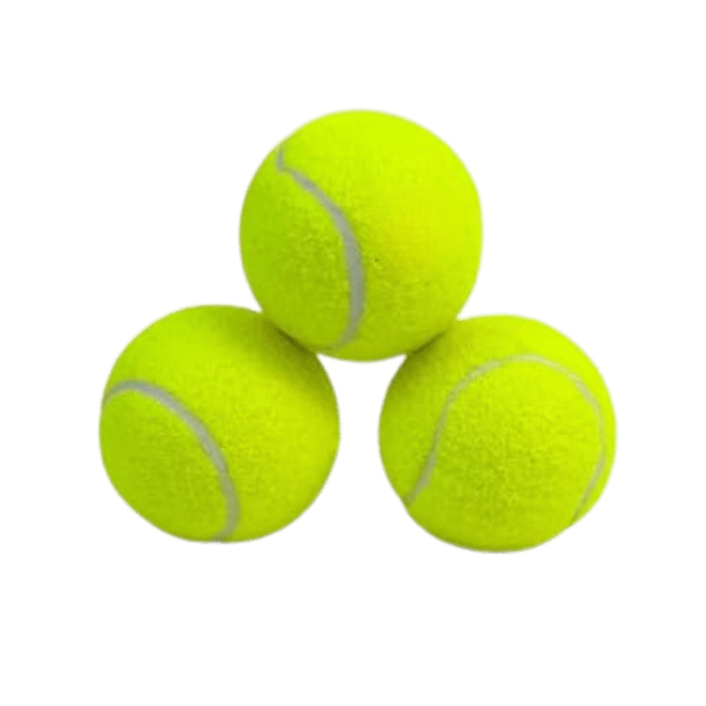 3Lü Tenis Topu Seti Dayanıklı Keçe Kaplamalı Antrenman Maç Ve Egzersiz İçin Tenis Topu