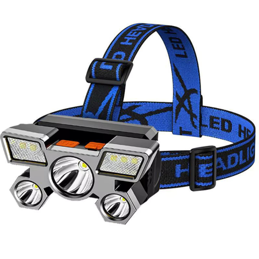 5 Ledli Usb Şarjlı Kafa Lambası