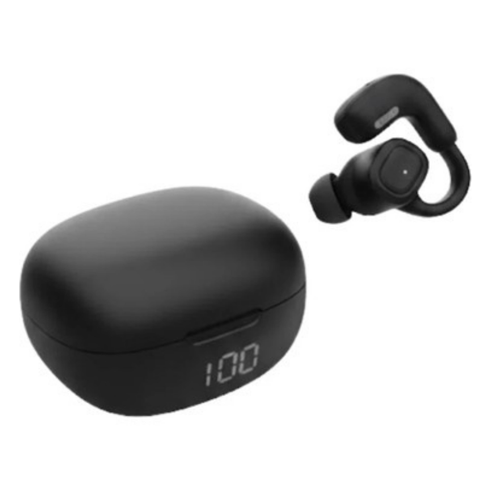 ACB73 Klipsli Kulaklık Kablosuz Açık Kulak Bluetooth Kulaklık OWS Spor Kulaklık LED Dijital Göstergeli Şarj Kutulu Dual Mikrofonlu 5.4 