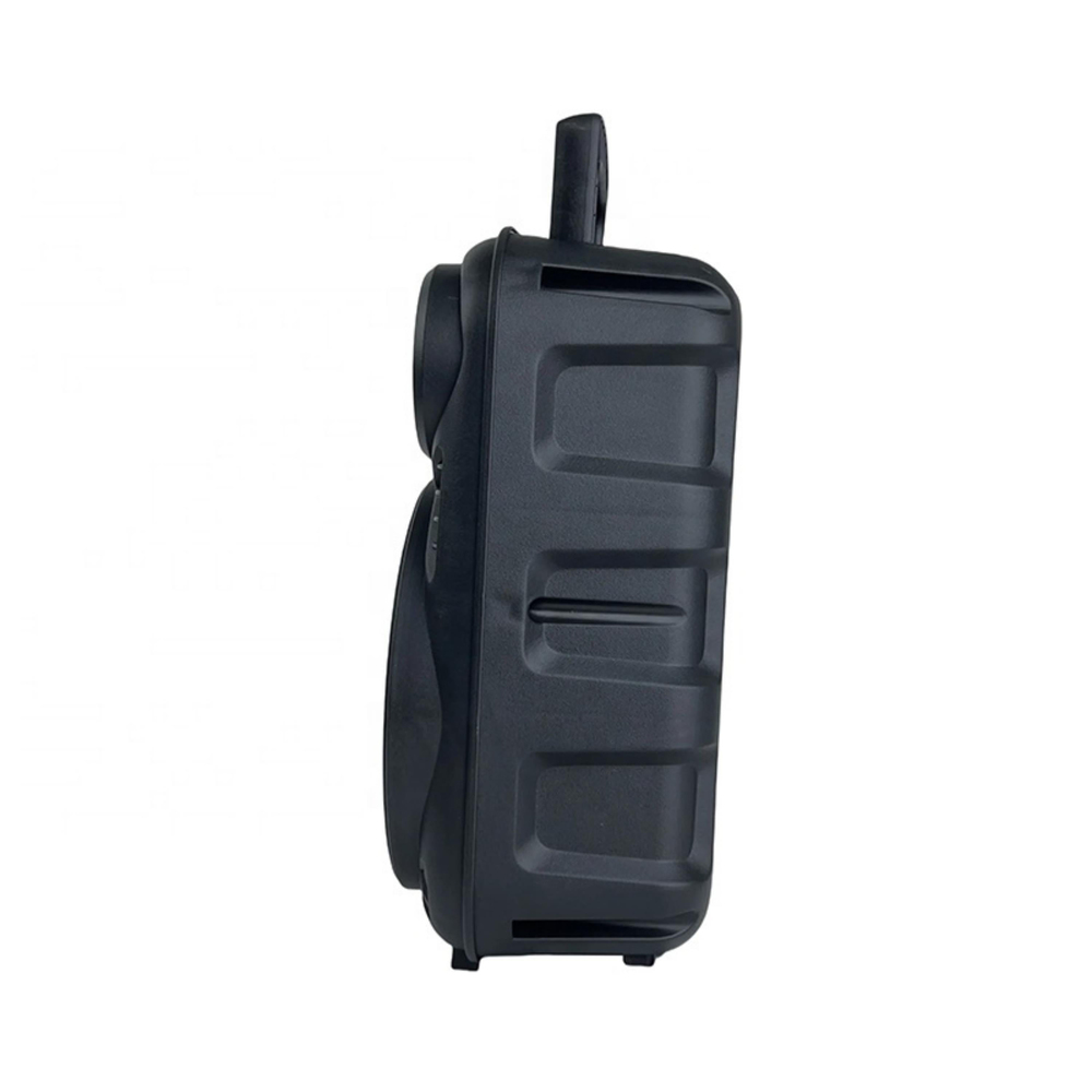 BT612 Speaker 6.5 İnç Bluetooth Taşınabilir Karaoke Hoparlör Mikrofonlu Rgb Işıklı Usb Tf Kart Destekli Kablosuz Ses Bombası